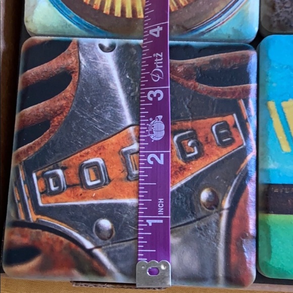 The Detroit Coaster Company Hand Made Ceramic Motor City Drink Coasters - Picture 11 of 12